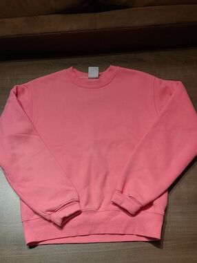 TNA Women's Coral Pink Crewneck Sweatshirt